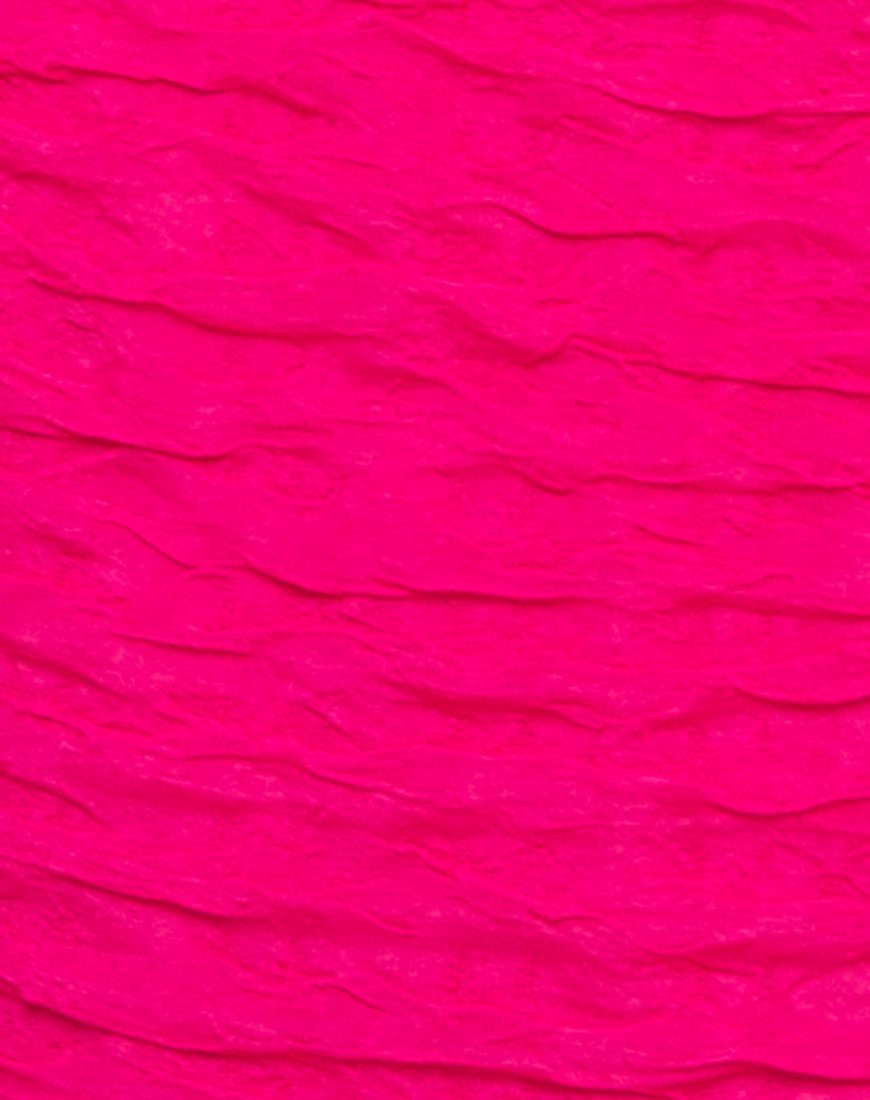 Immagine di Pollie Swimsuit in 80s Crinkle Pink Highlighter