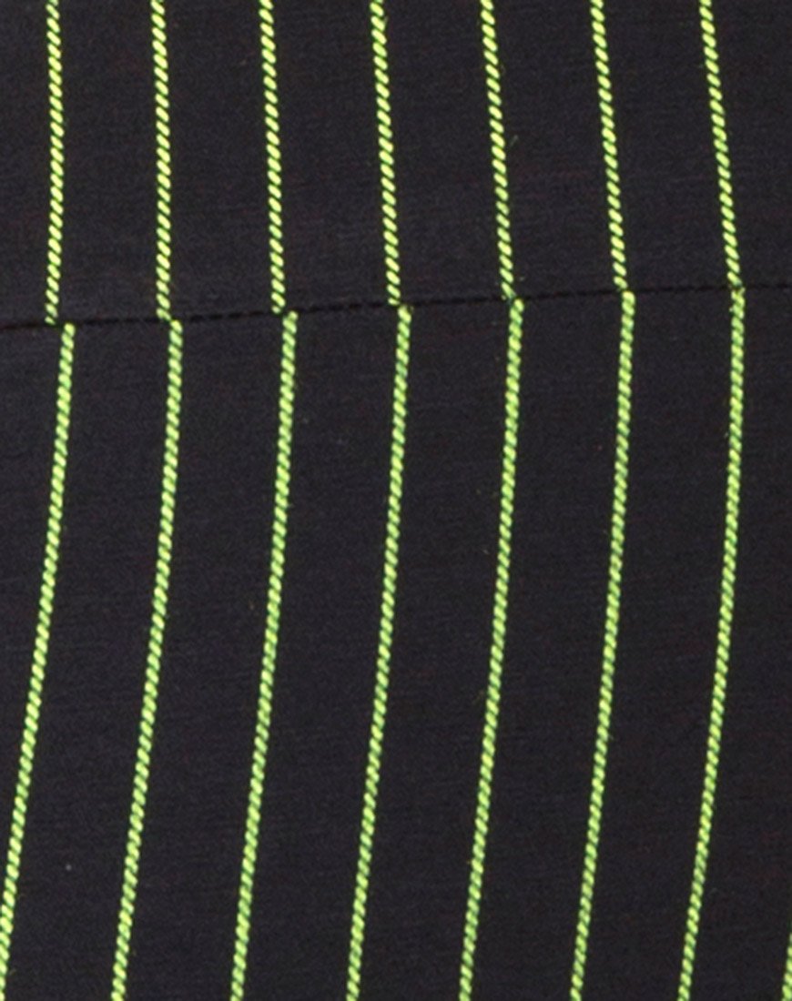 Immagine di Poton Ritaglio Unitard in Neon Gessato