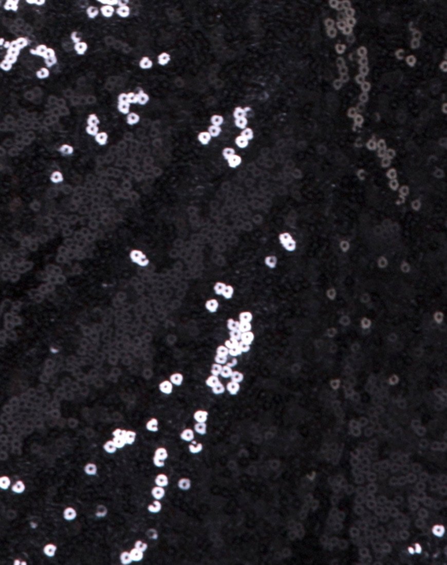 Immagine del pantalone Praga in mini-squillette nero