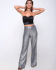 Immagine del pantalone Praga in mini paillettes a grappolo argento