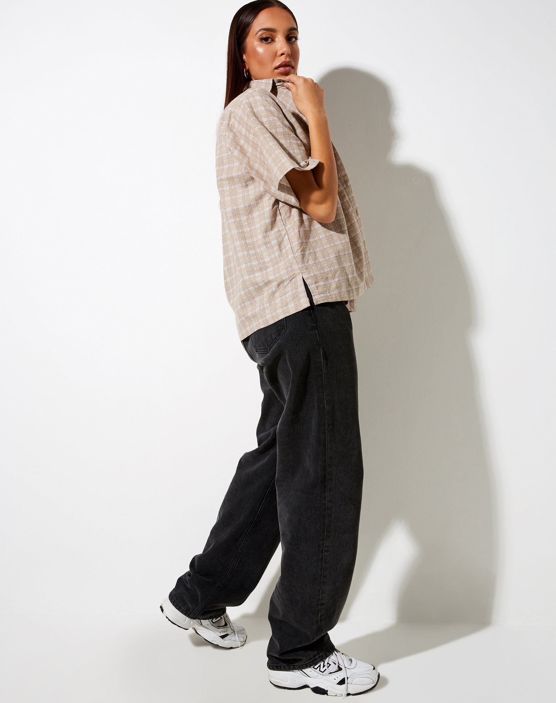 Immagine di Pride Shirt in Taupe Check
