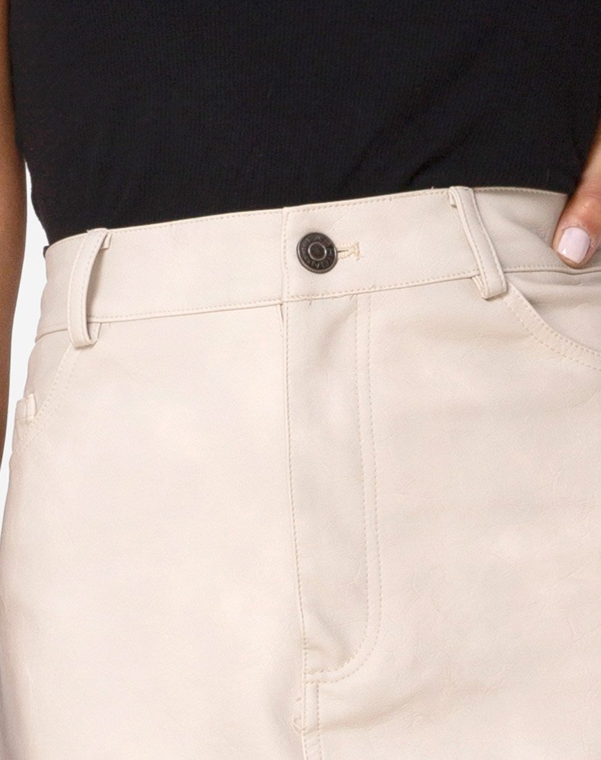 Immagine di Pyra Midi Skirt in PU Stone