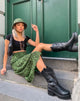 Immagine di Saika Midi Skirt in Cheetah Khaki