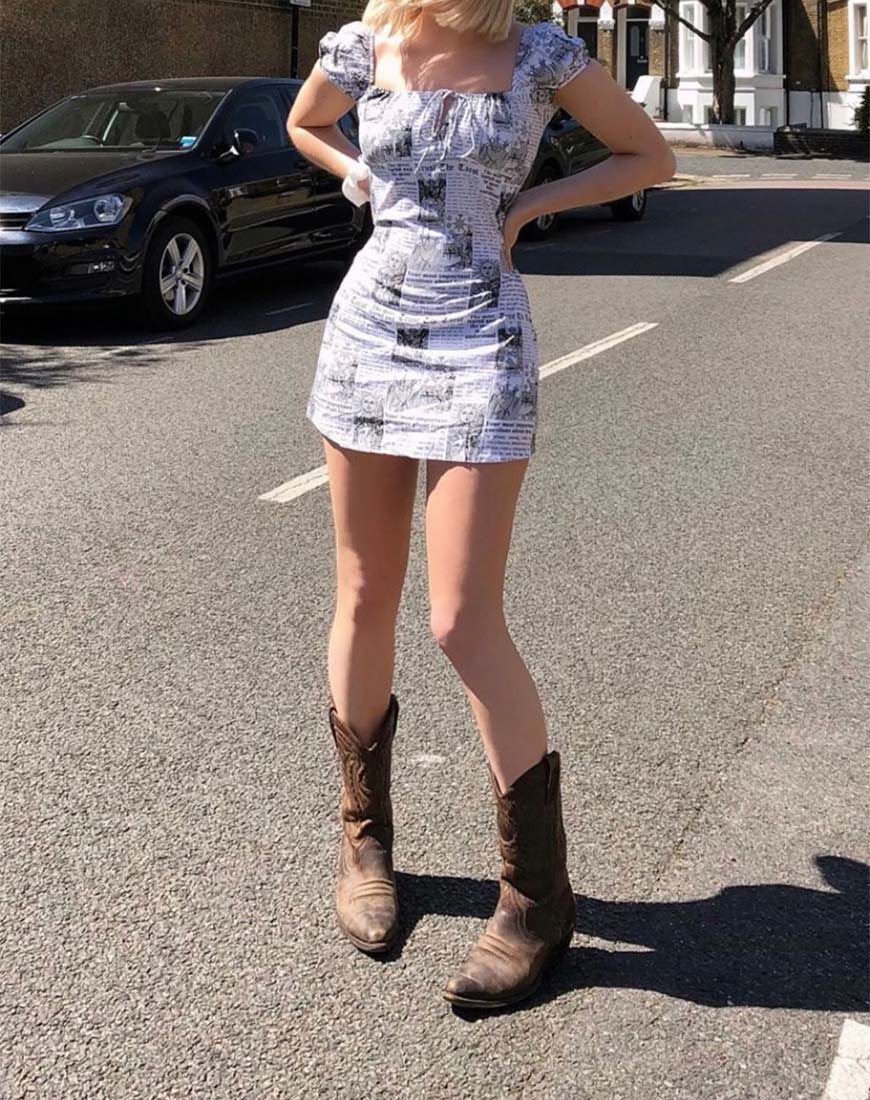 Immagine di Gaval Mini Dress in Tarot