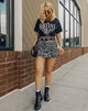 Immagine di Sheny Mini Gonna in grigio leopardo