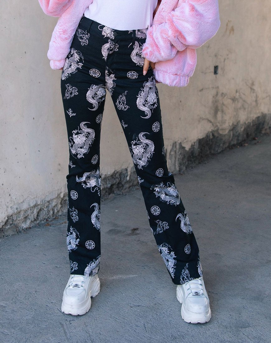 Immagine di Zoven Pantaloni in Dragon Black