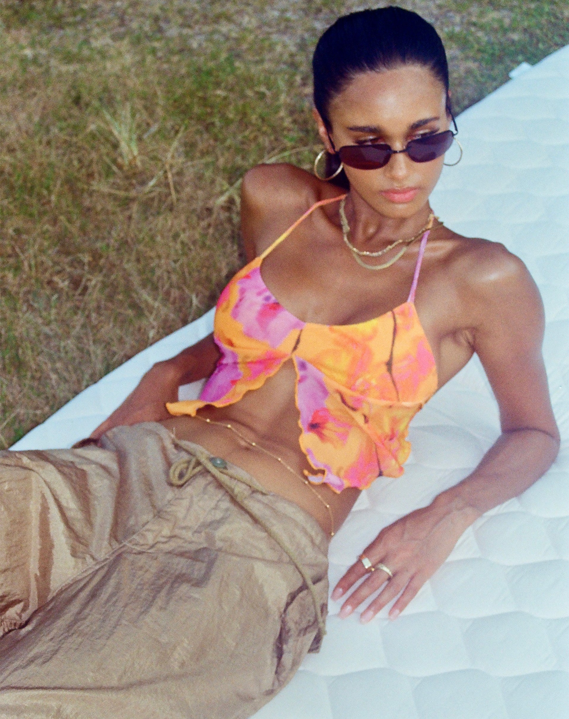 immagine di Shaman Cami Top in Blurred Orchid Peach