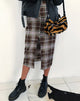 Immagine di Kaisa Gonna midi in tartan marrone