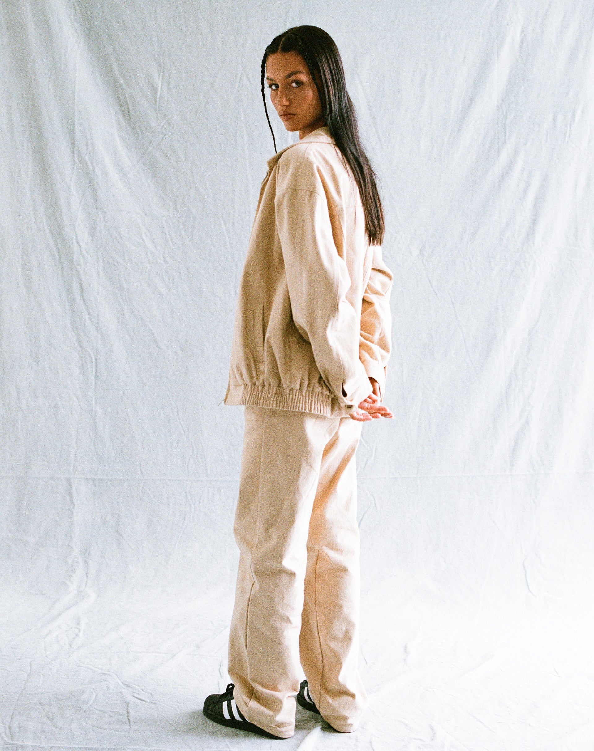 immagine di Motel X Olivia Neill Kana Trouser in Tan