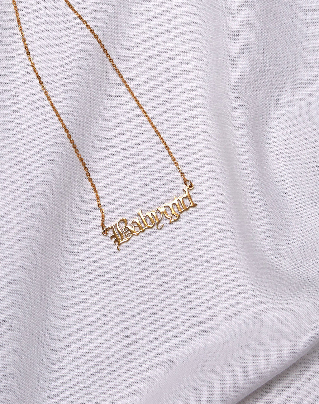 Collana in oro "Baby Girl