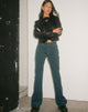 immagine dei jeans Bootleg in Cord Forest Green