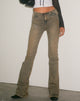 immagine di Jeans a vita bassa Clean in blu sabbia