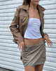 Immagine di MOTEL X JACQUIE Zephyr Mini Gonna in cotone drill Taupe