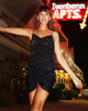 Immagine di Panthus Slip Dress in raso rosa navy