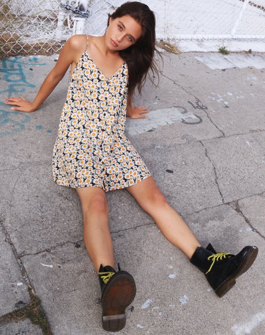 Abito sottoveste Sanna in Delightful Daisy