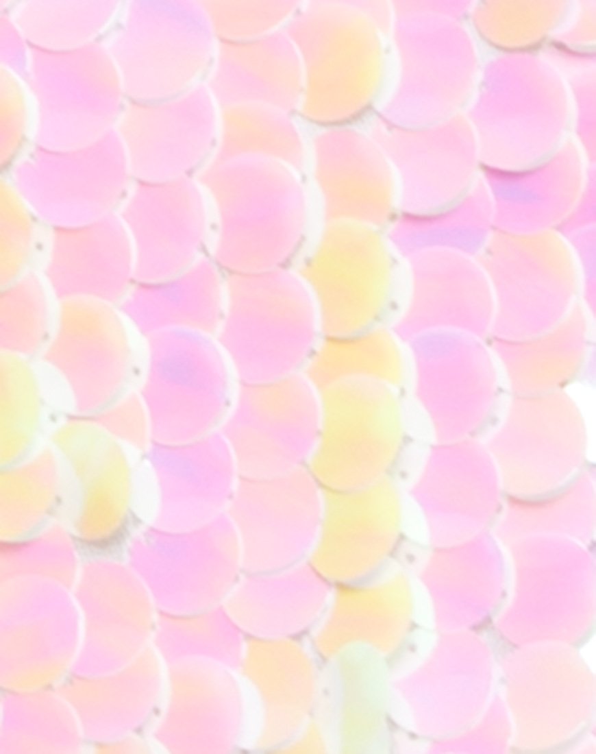Immagine di Crystal Short in Fishcale Disc Sequin Oyster Shell