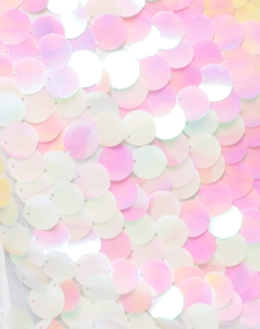 Immagine di Quartz Top in Fishcale Disc Sequin Oyster Shell