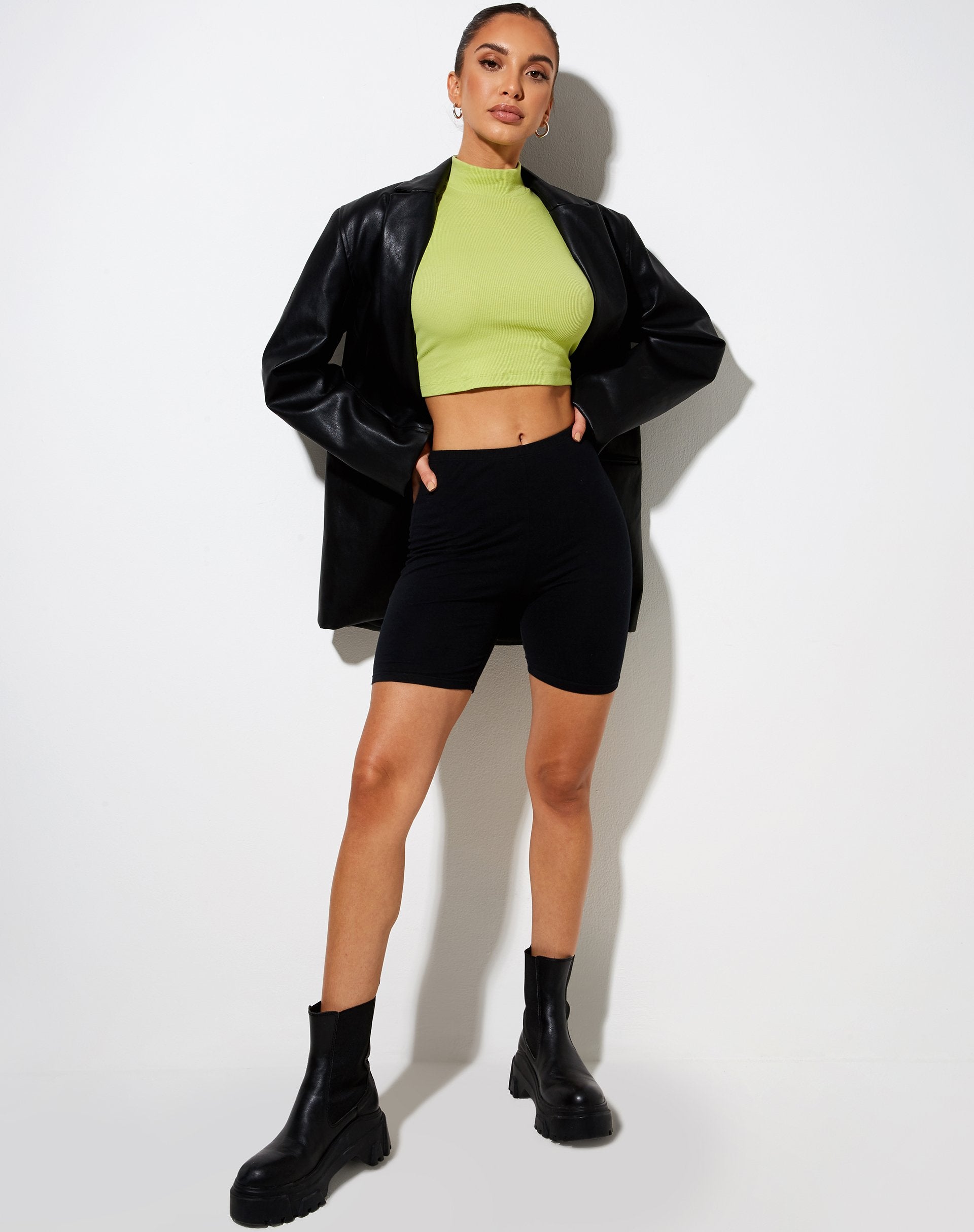 Immagine di Que Crop Top in Leaf Green