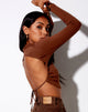 Immagine di Quelia Crop Top in Rib Cocoa