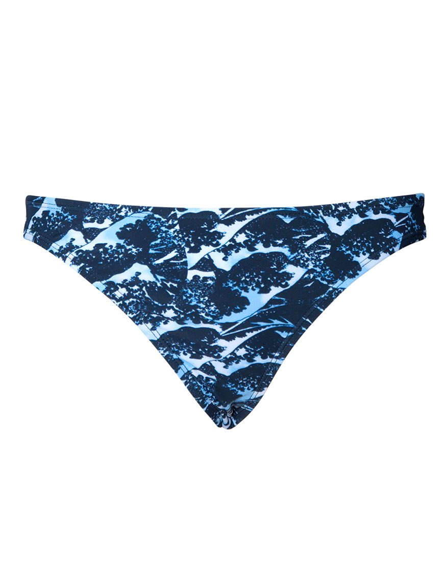 Immagine di Rae Bikini Bottoms in Navy Wave Ground