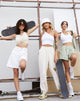 Immagine di Raeless Crop Top in crema di burro