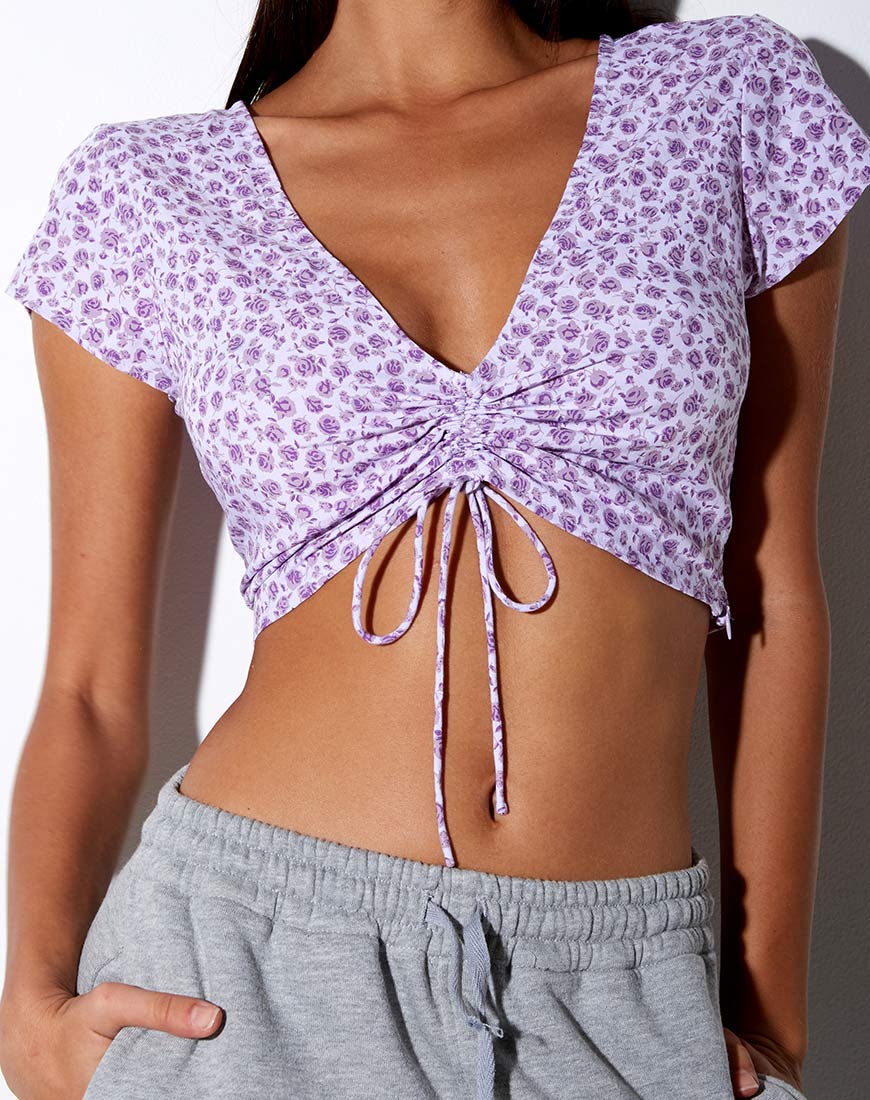 Immagine di Raeto Top in Ditsy Rose Lilac
