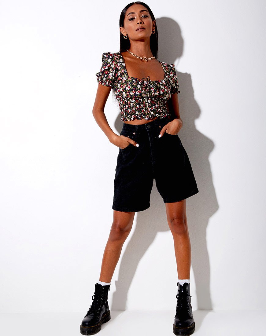 Immagine di Raquel Crop Top in Courtney Floral