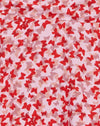 Farfalla Ditsy Pesca e Rosso