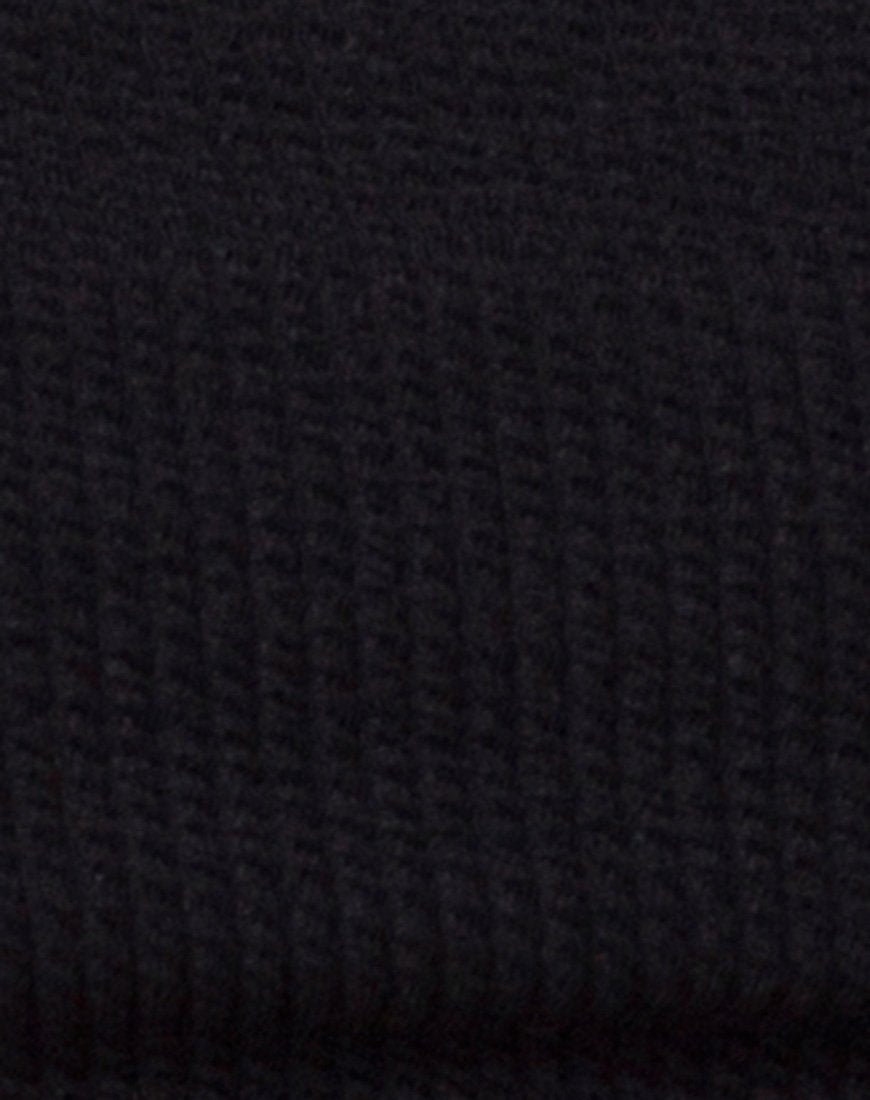 Immagine di Rawlins Bikini Top in Crinkle Rib Nero