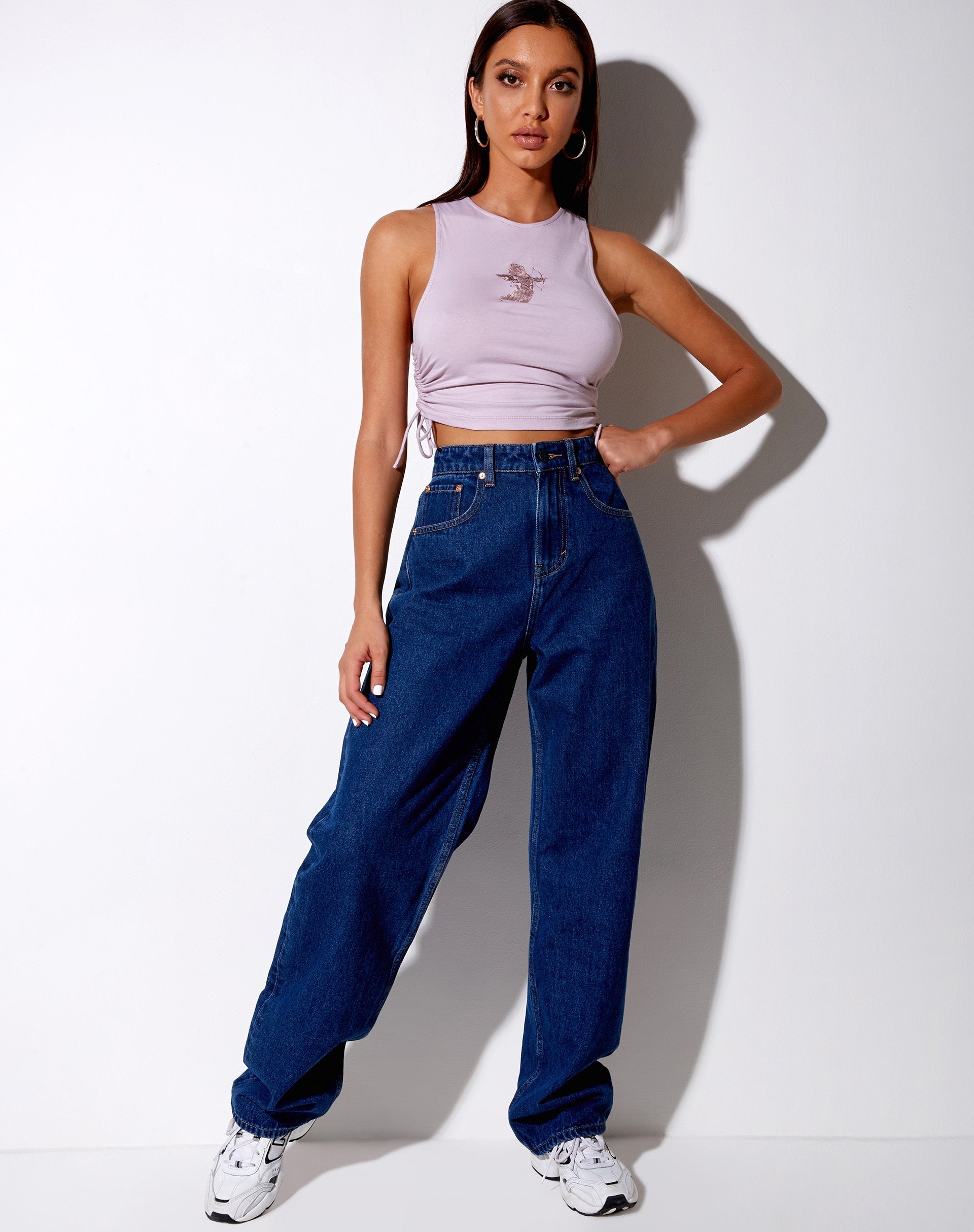 Immagine di Raze Crop Top in viola Cupido Embro