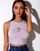 Immagine di Raze Crop Top in viola Cupido Embro