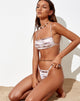 Immagine di Reema Bikini Top in Animali Astratti