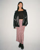 immagine di Relow Maxi Gonna in borgogna floreale anni '90