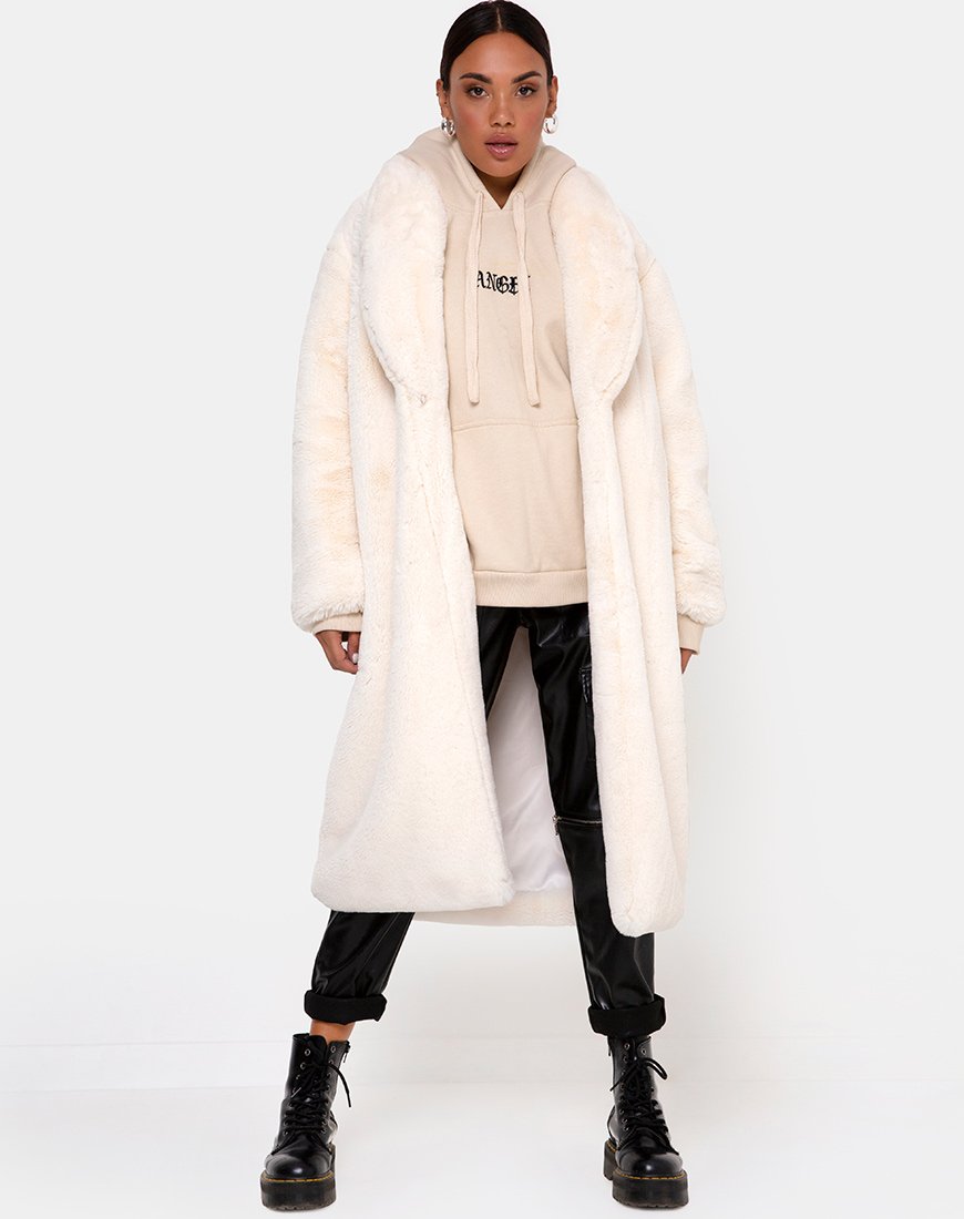 Immagine del cappotto Terence in avorio