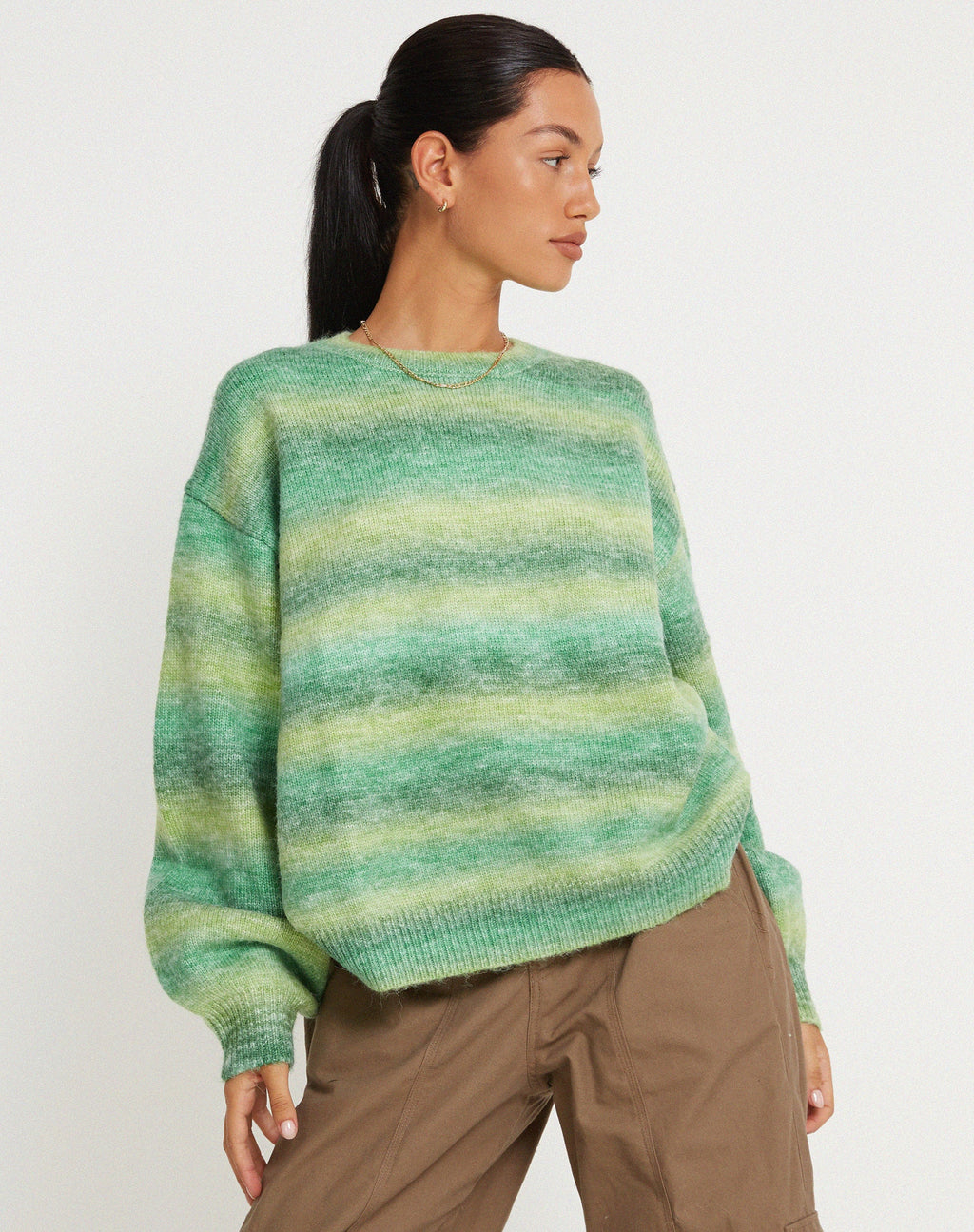 MOTEL X OLIVIA NEILL Maglione oversize Ammaria in verde