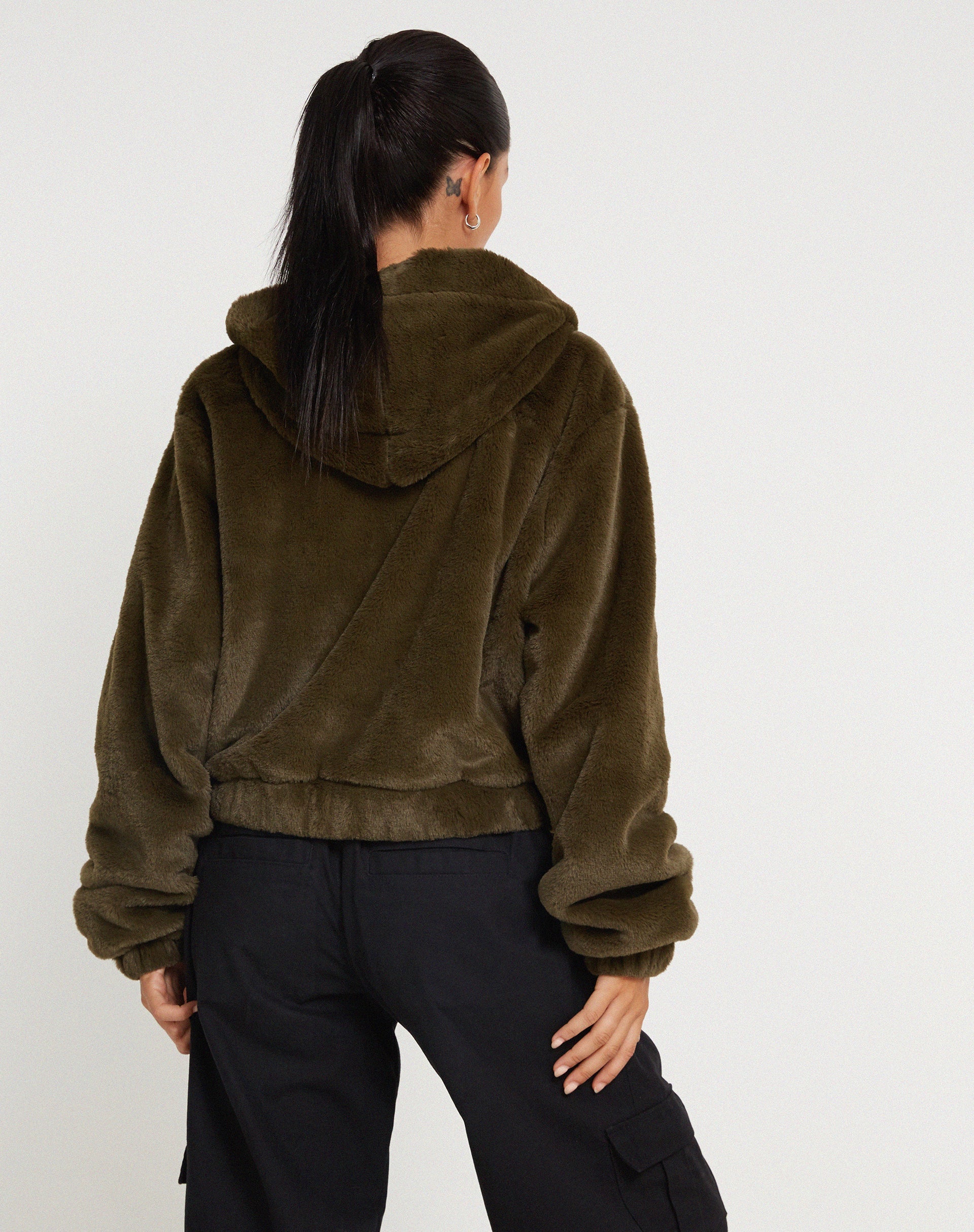 Immagine della giacca Banowa Zip Up in Olive