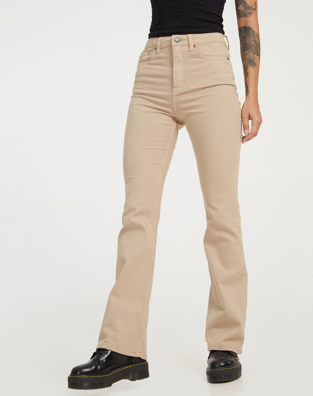 Jeans Bootleg in Sandwash