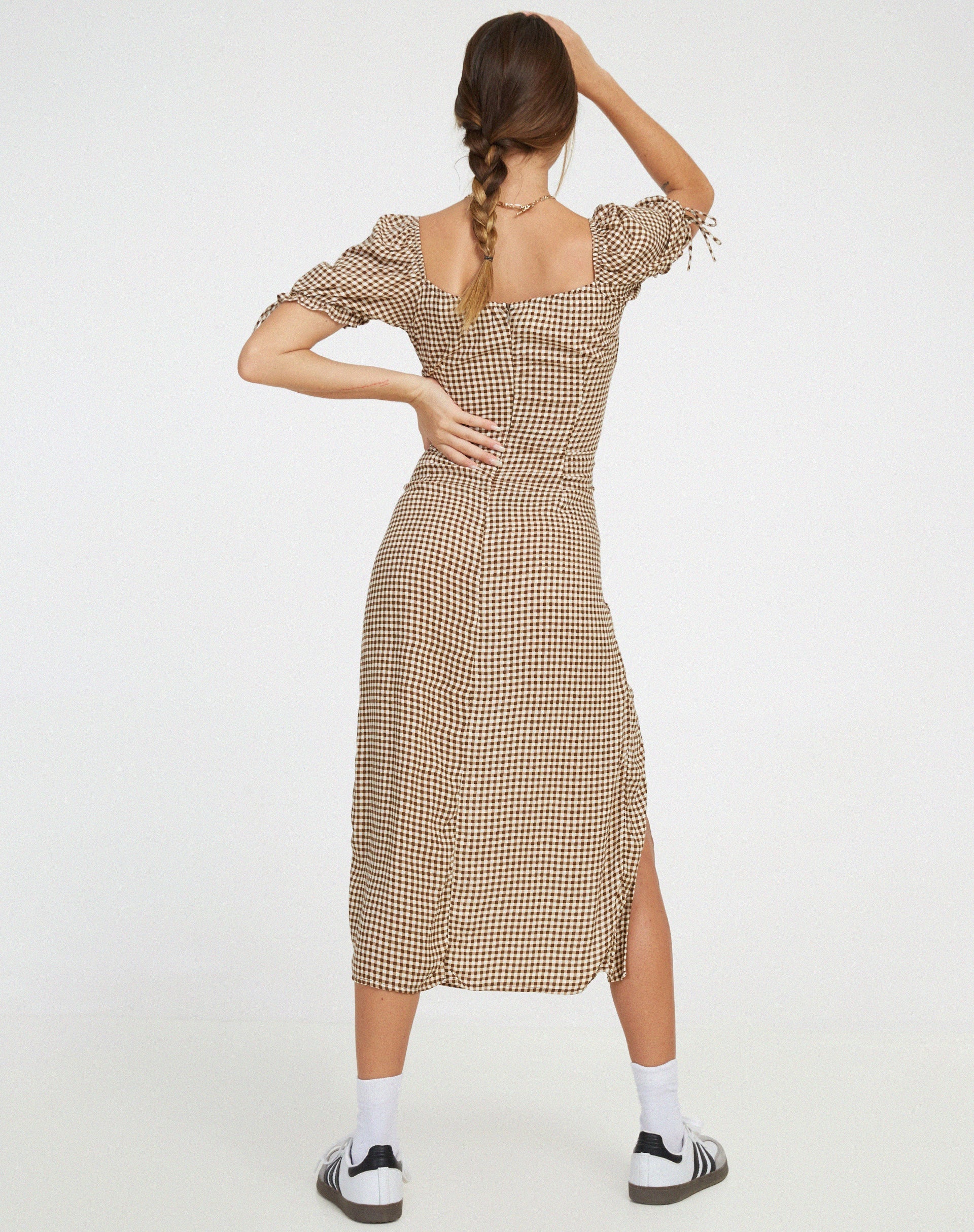 Immagine di Cello Midi Dress in Mini Gingham