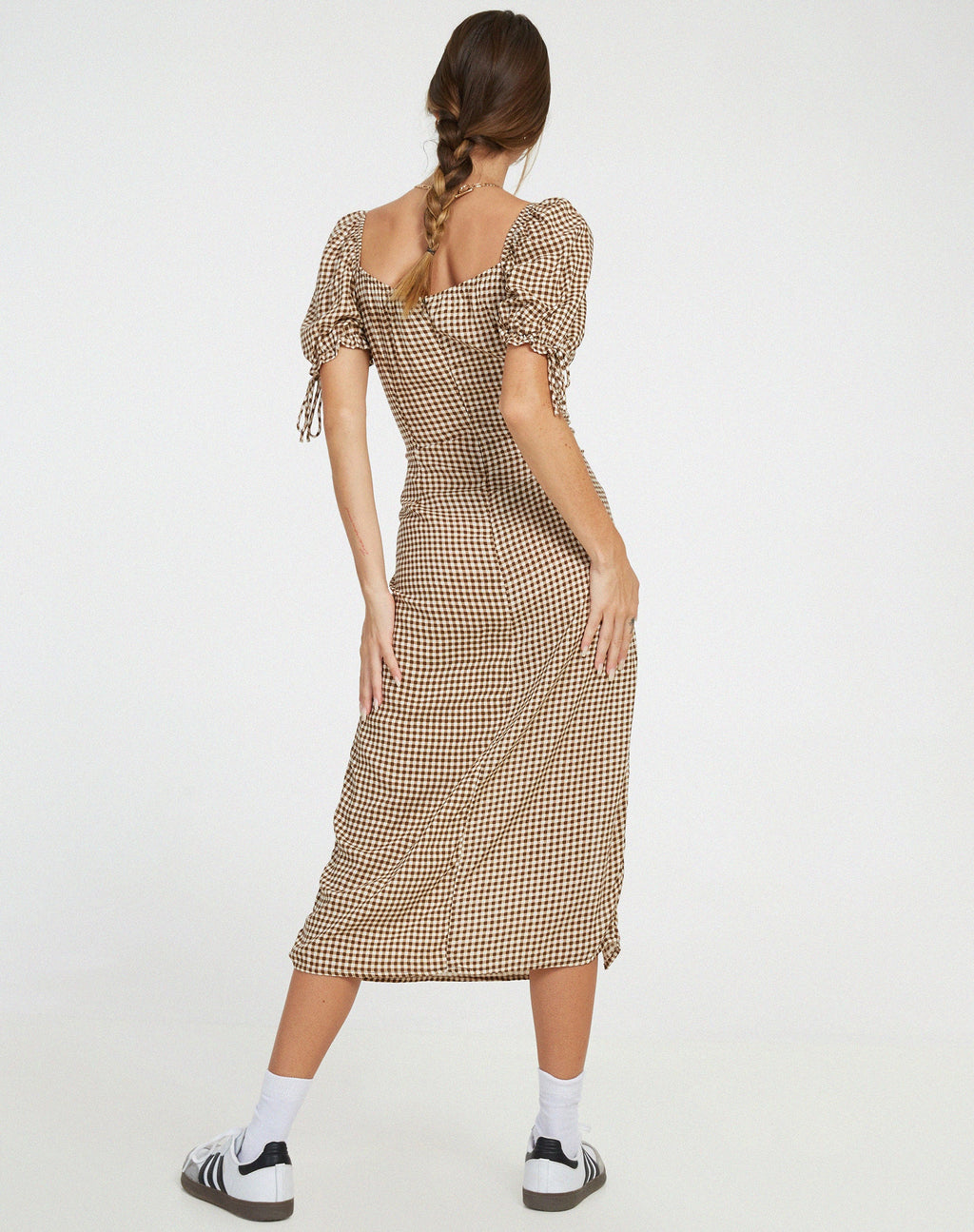 Vestito Cello Midi in Mini Gingham