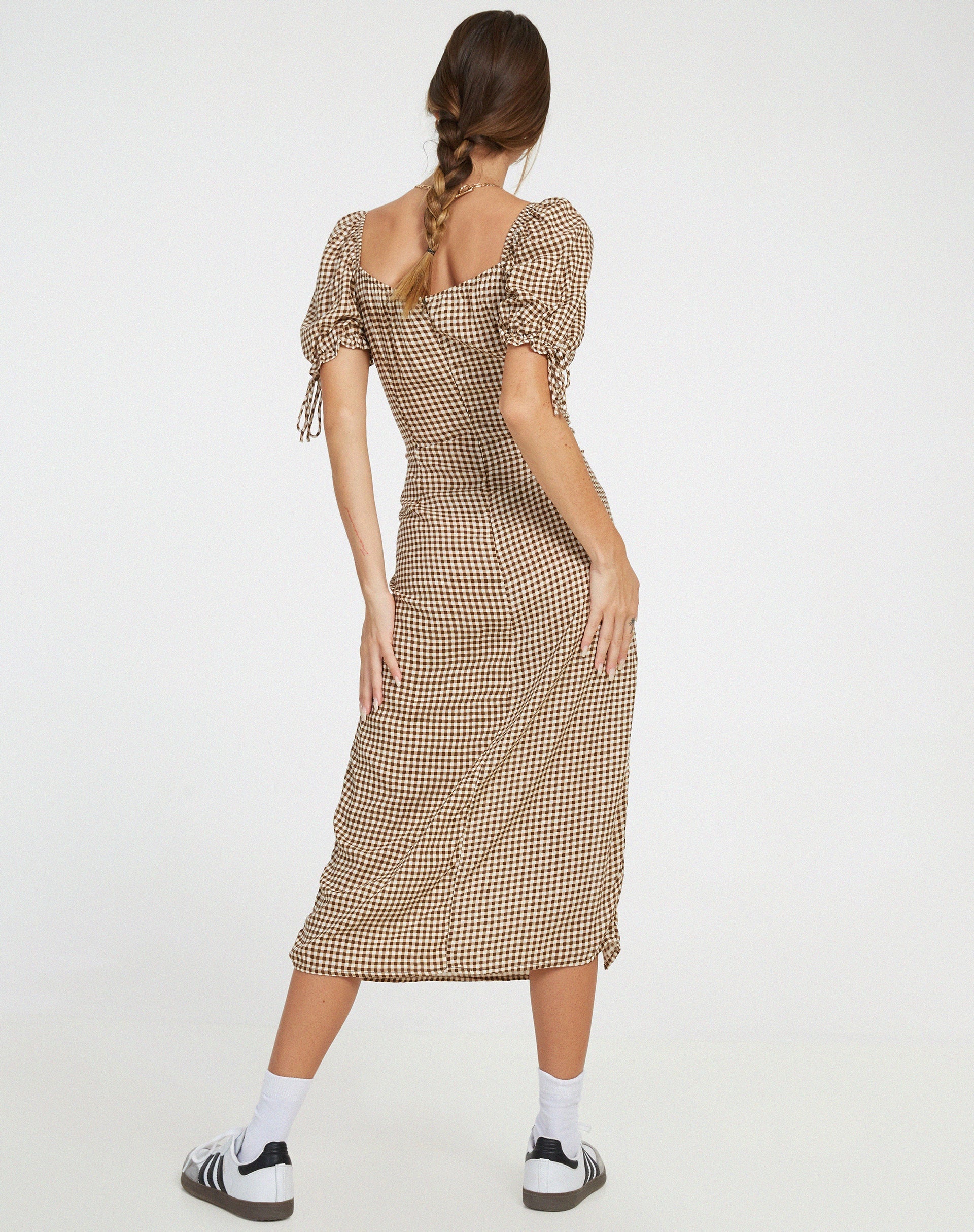 Immagine di Cello Midi Dress in Mini Gingham