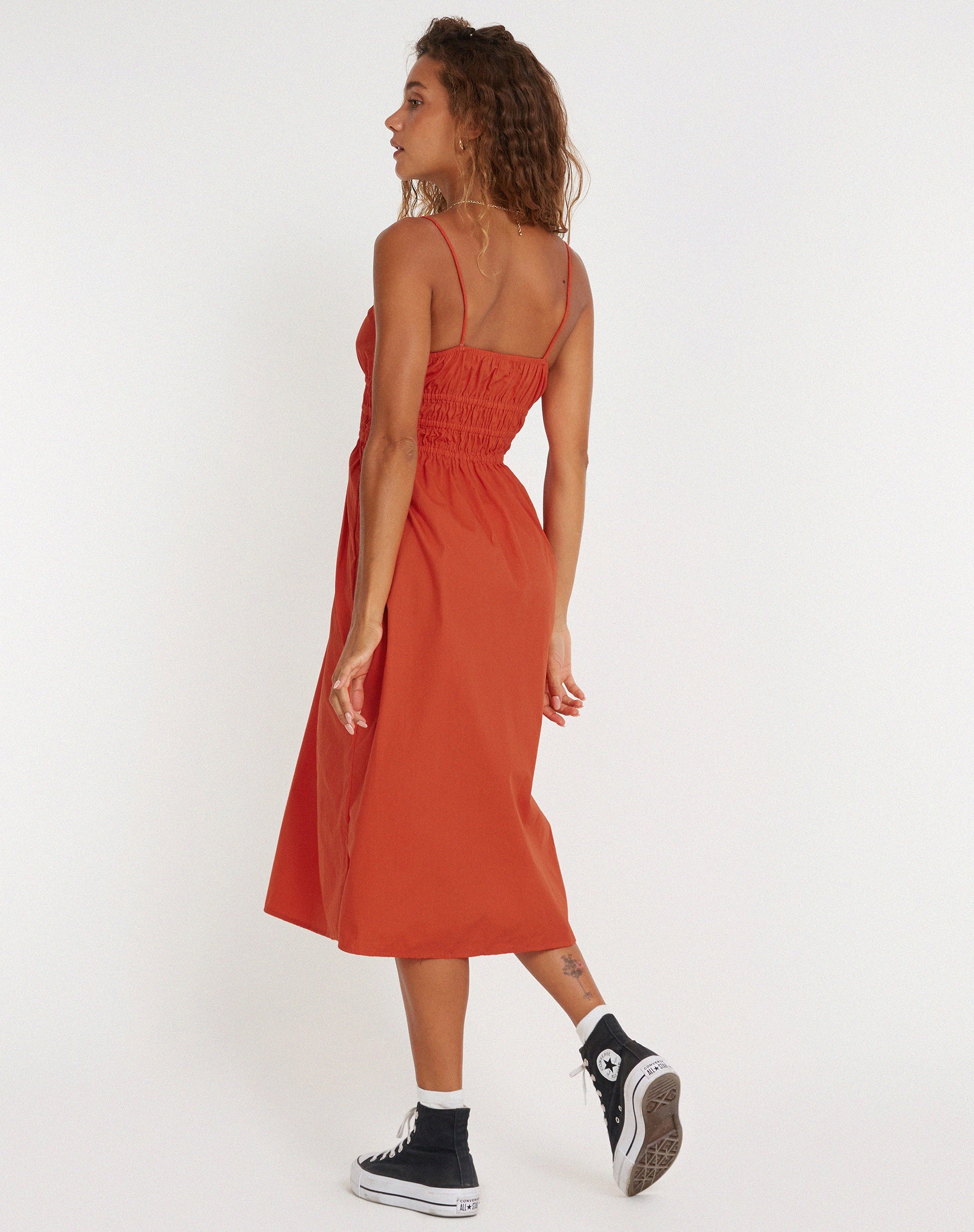 immagine di Jayko Midi Dress in arancione