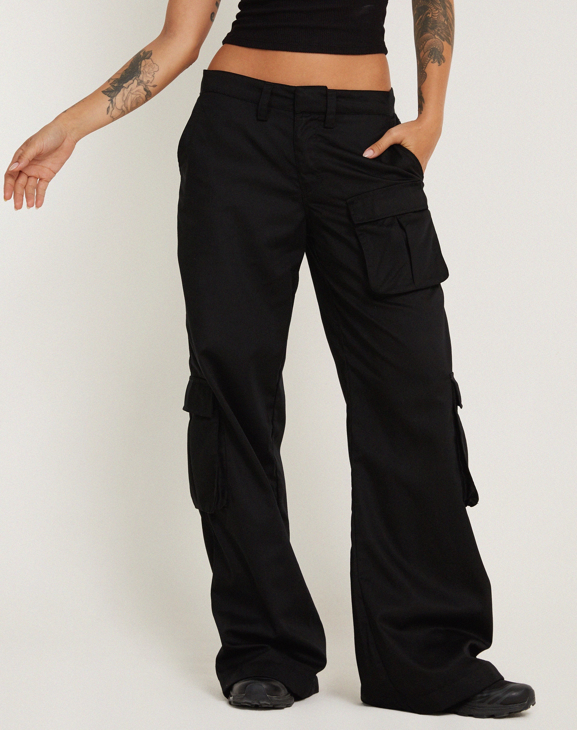 immagine di Lovis Cargo Trouser in nero
