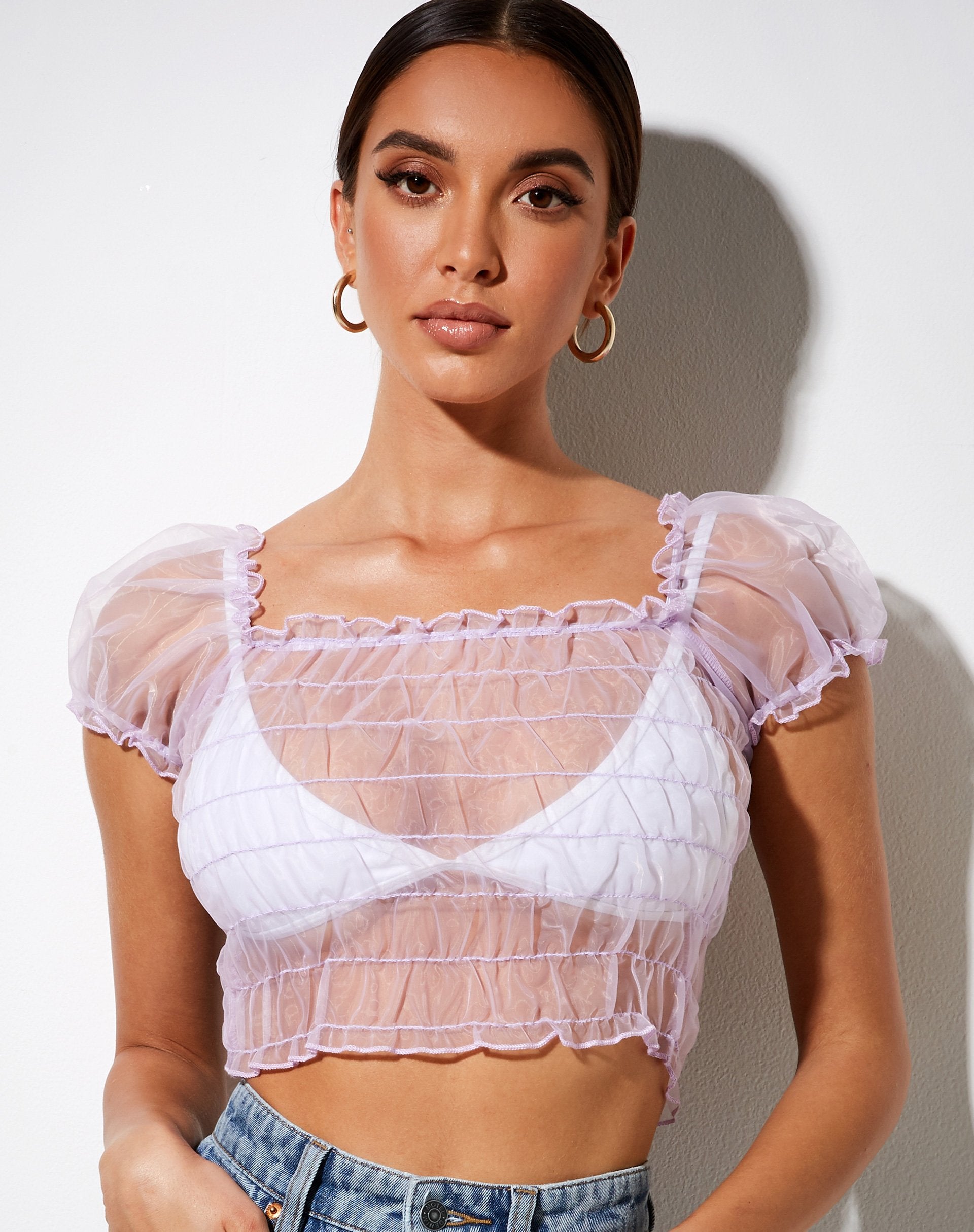 Immagine di Marilla Crop Top in Lilla