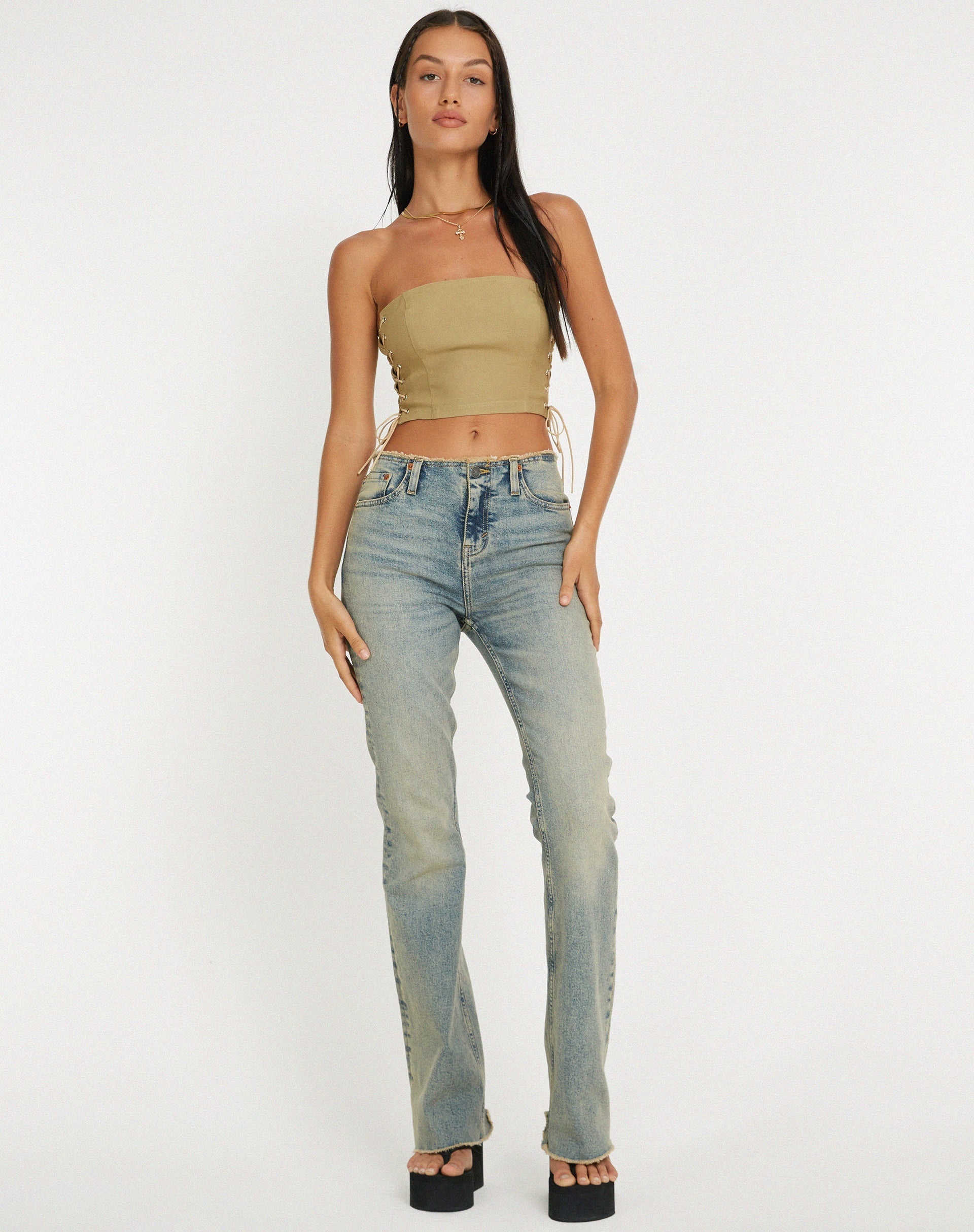 immagine di Murga Corset Top in sabbia