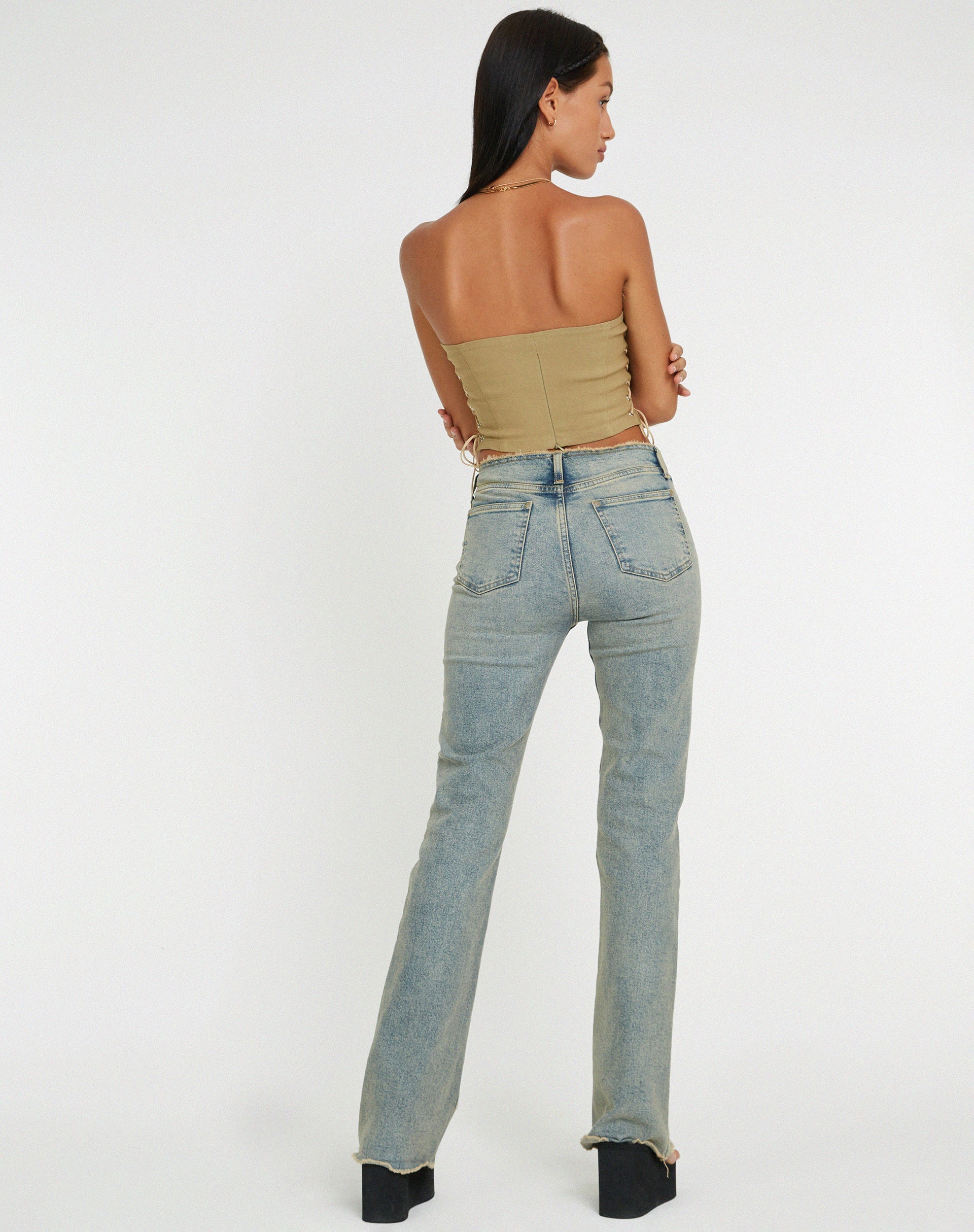 immagine di Murga Corset Top in sabbia