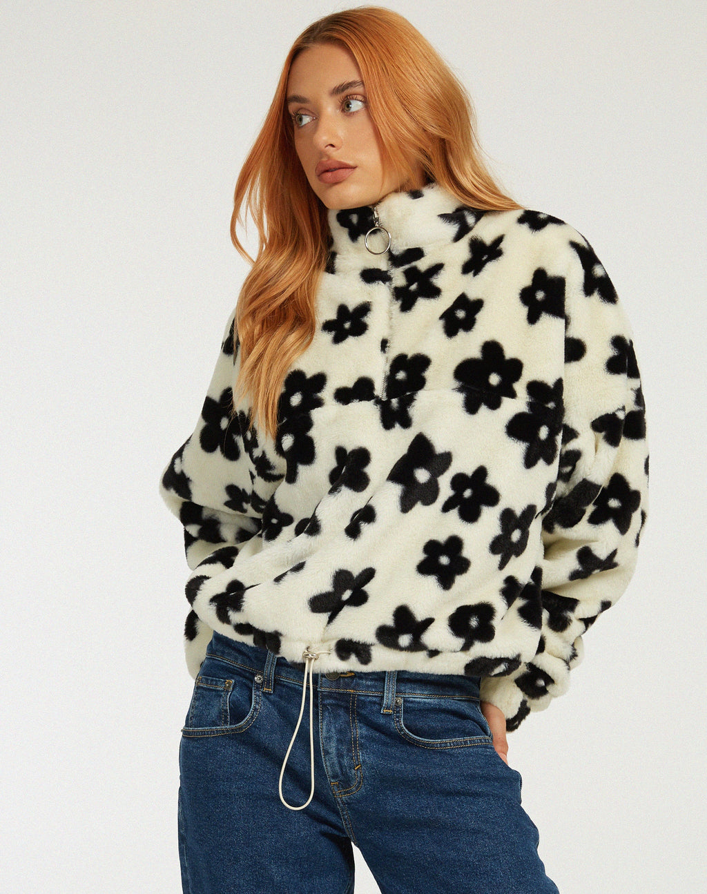 Giacca Nero in bianco e nero Daisy