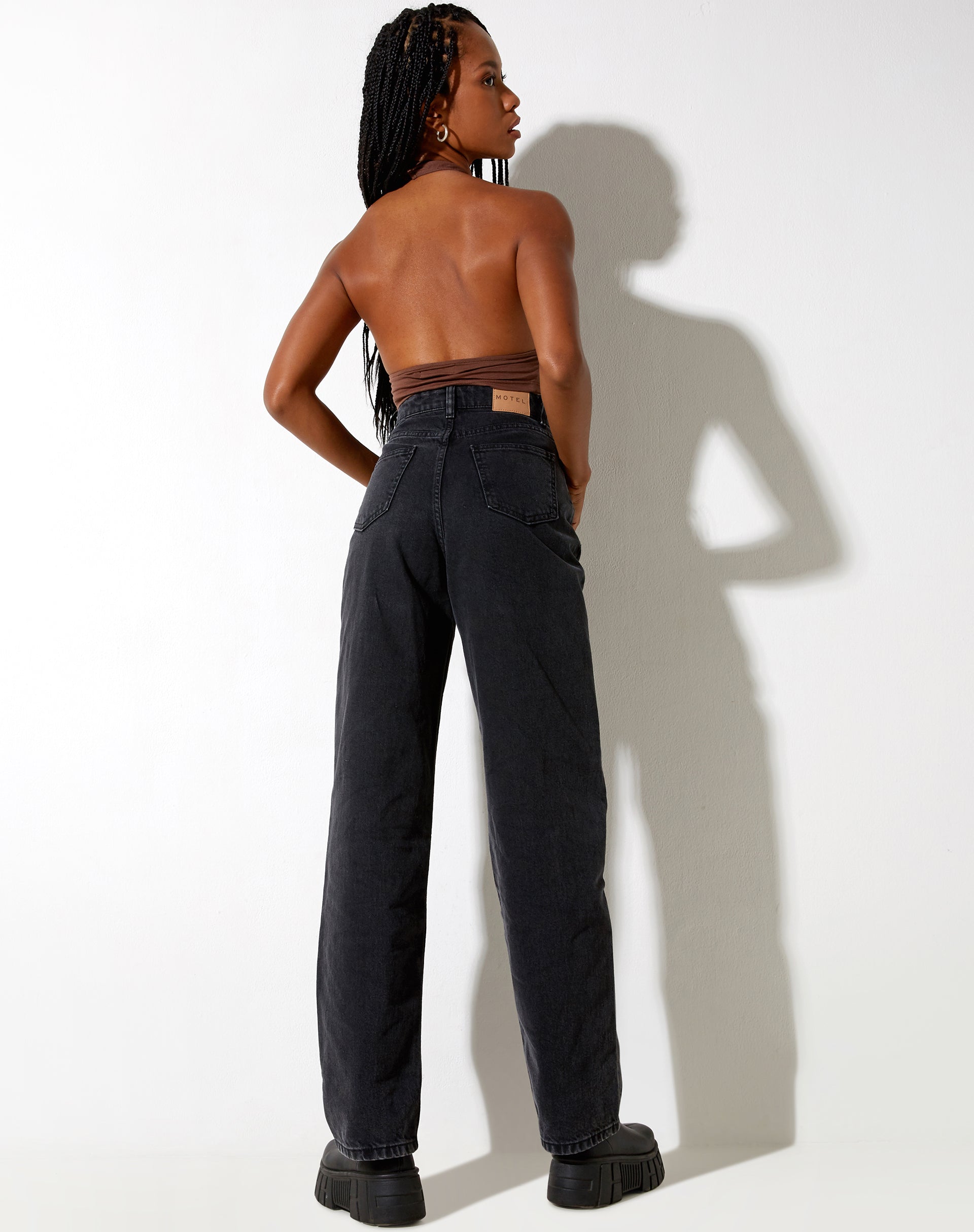 Immagine di Silta Crop Top in Mahagony profondo