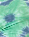 Tintura a fiori verde blu
