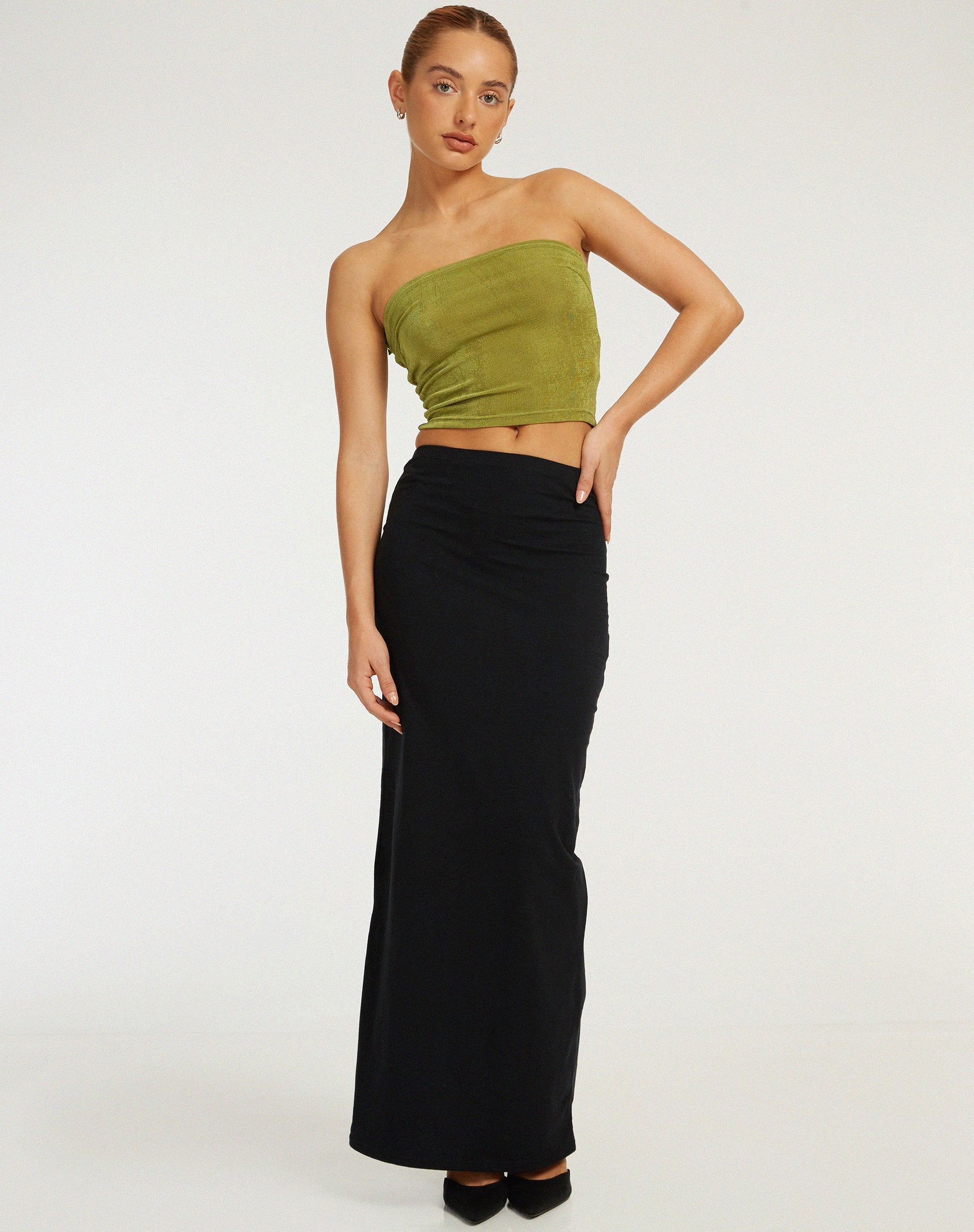 immagine di Tiska Bandeau Top in Lime