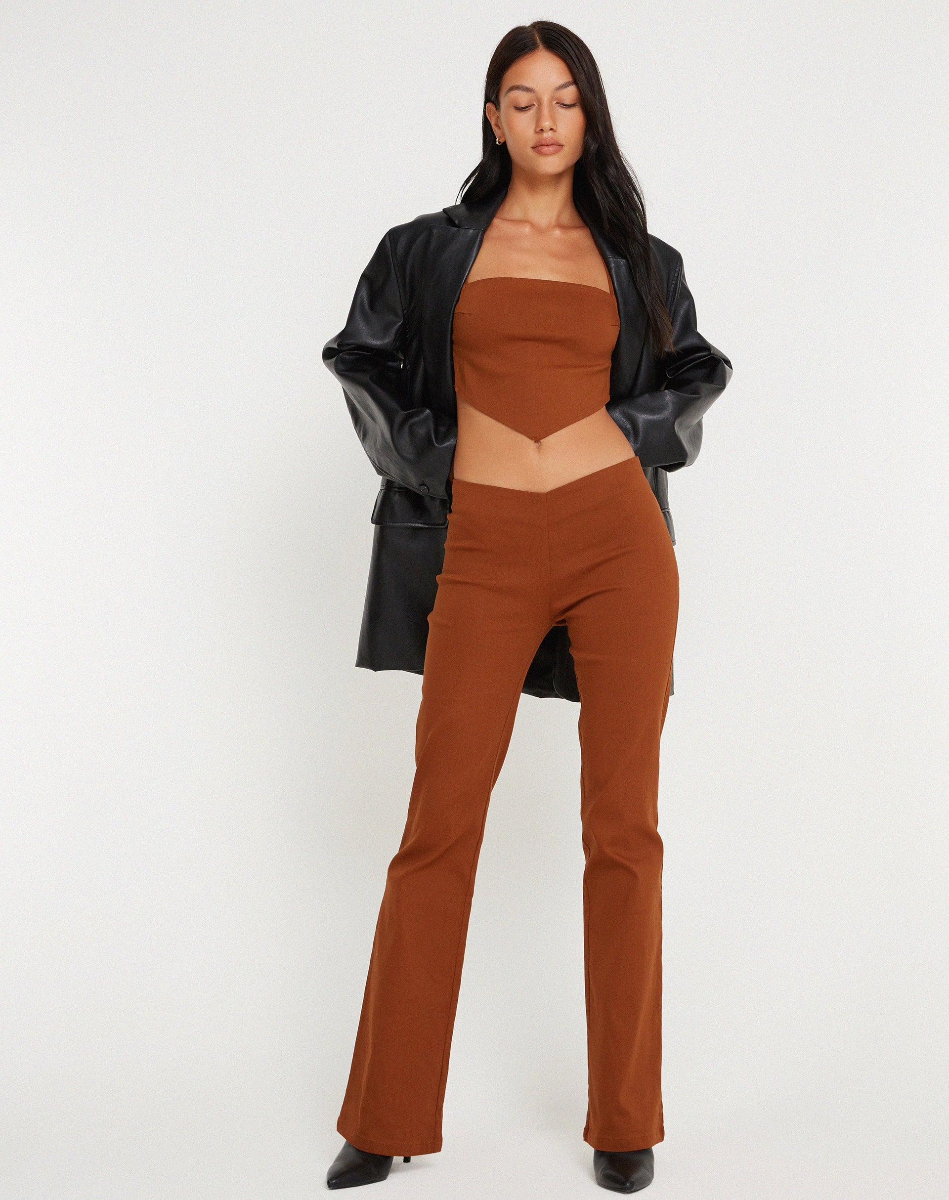 immagine del pantalone Zirnia in chicco di caffè